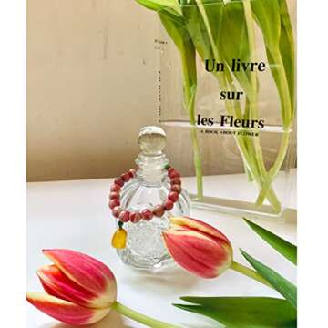 Foxmey Book Vase for Flowers, Acrylic Clear Book Vase, Book Shape Vases for Tulips, Transparent Book Vase for Bedroom Table Decoration Living Room Office, Book Shape Flower Vase Minimalist