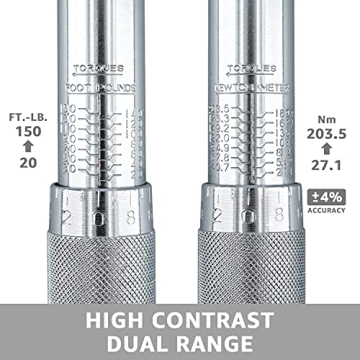 Amazon Basics Click Torque Wrench for Precision Torque