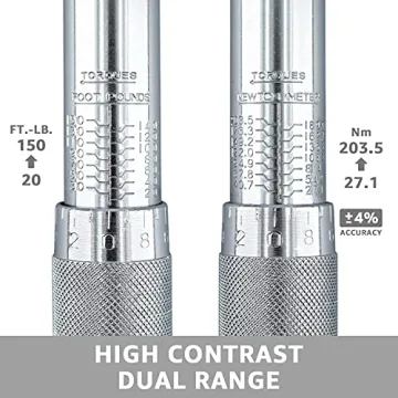 Amazon Basics Click Torque Wrench for Precision Torque