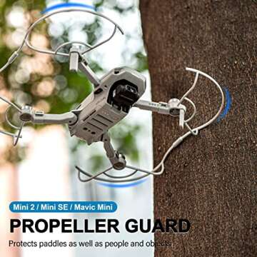 STARTRC Mini 2 SE Accessories Kit（4-in-1） Propeller Guard+Propeller Holder+Motor Cover Cap+Landing Gear for DJI Mini 2 SE/Mini 2 /Mini SE Accessories