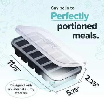 Souper Cubes Silicone Freezer Molds for Easy Meal Prep
