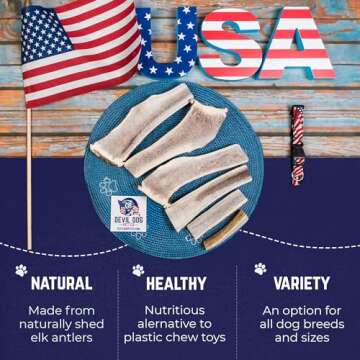 Premium Jumbo Split Elk Antlers for Aggressive Chewers