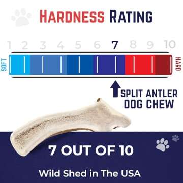 Premium Jumbo Split Elk Antlers for Aggressive Chewers