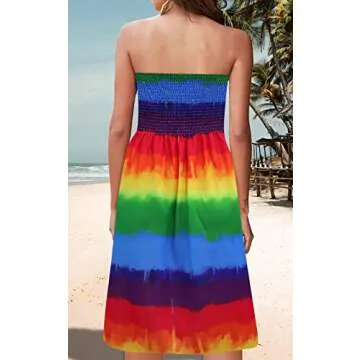 Plus Size Tube Top Dress for Summer Style and Comfort