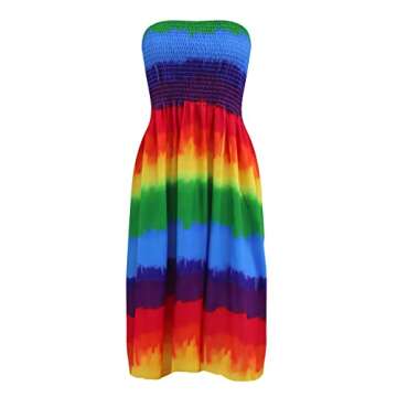 Plus Size Tube Top Dress for Summer Style and Comfort