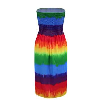 Plus Size Tube Top Dress for Summer Style and Comfort