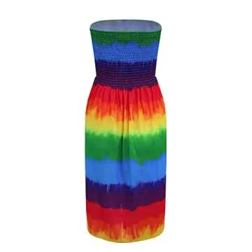 Plus Size Tube Top Dress for Summer Style and Comfort