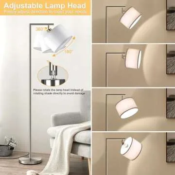 Boncoo Modern Dimmable Floor Lamp for Any Room