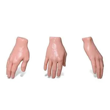 A Pound of Flesh Practice Tattoo Hand Silicone Tattooing Fake Skin for Practice or Display Professional Quality - Right Hand, Fair Skintone
