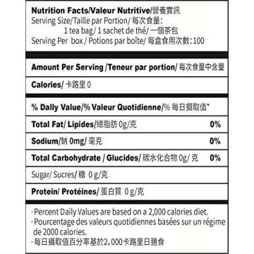 Imozai Organic Green Tea Bags 100 Count Individually Wrapped