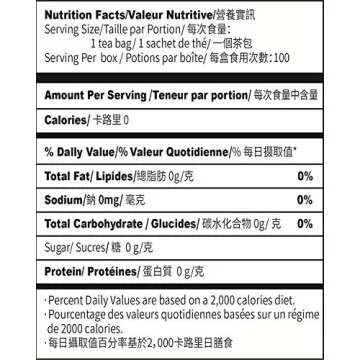 Imozai Organic Green Tea Bags 100 Count Individually Wrapped