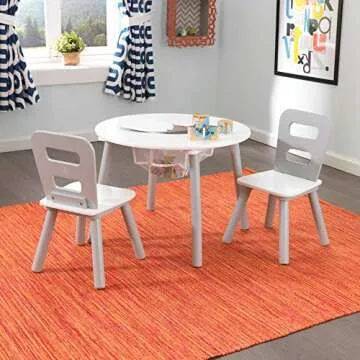 KidKraft Wooden Table & Chair Set for Kids Ages 3-6