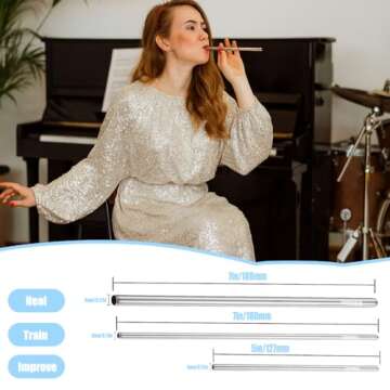 TOPBOMED Sing Straw Vocal Trainer for Voice Healing Aid and Vocal Training