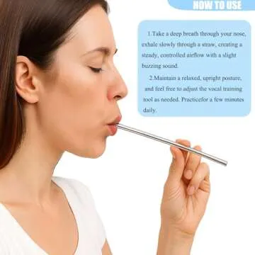 TOPBOMED Sing Straw Vocal Trainer for Voice Healing