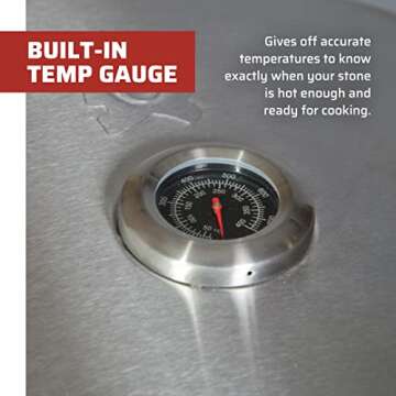 Camp Chef Italia Outdoor Pizza Oven - 15" x 26" x 16" Pizza Oven - Italia Artisan Pizza Oven - Premium Outdoor Pizza Oven - Pizza Oven for Outdoor Cooking