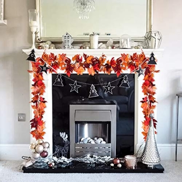 Artiflr Fall Maple Leaf Garland for Home Decor