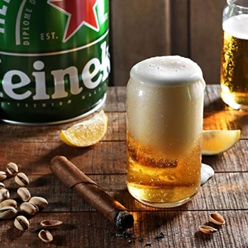 Beneti Stylish Iced Coffee Glasses Set - Dishwasher Safe