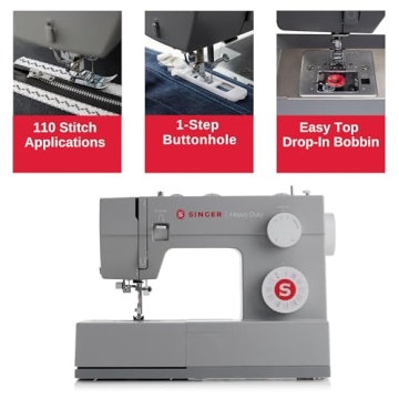SINGER Heavy Duty 4452 Sewing Machine for All Skill Levels