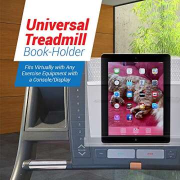 Adir Treadmill Tablet Holder for Exercise and Reading