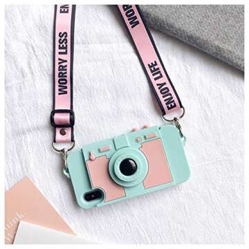 UnnFiko Wallet Case for iPhone X - Cute & Functional