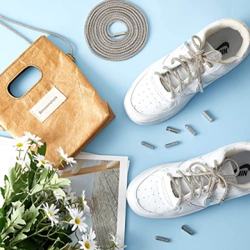 MTLEE Rhinestone Shoe Laces for Sparkling Sneakers and Style