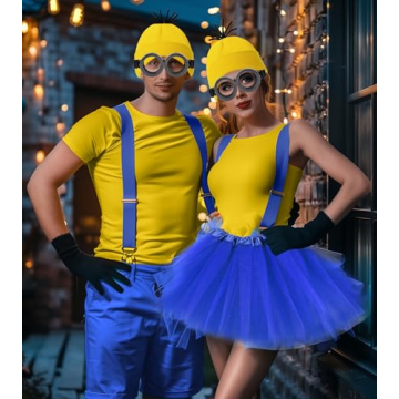 Yellow Duo Halloween Costume for Couples and Friends