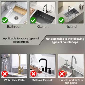 Stone Faucet Mat For Kitchen Sink, 23.6" Diatomite Quick Drying Stone Mat For Kitchen Sink, Stone Sink Splash Guard, Super Absorbent, Sink Stone Quick Dry Around Faucet For Bathroom Counter (White)