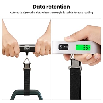 BAGAIL Digital Luggage Scale with Backlit LCD Display