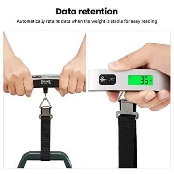 BAGAIL Digital Luggage Scale with Backlit LCD Display