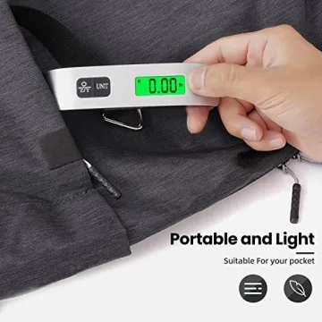 BAGAIL Digital Luggage Scale with Backlit LCD Display