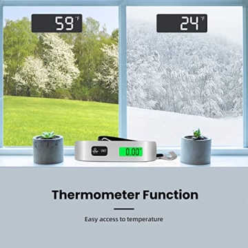 BAGAIL Digital Luggage Scale with Backlit LCD Display