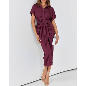 Elegant BTFBM Ruched Maxi Dress for All Occasions