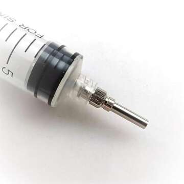 Rachel's Closeouts 12 Packs of 20 Gauge Needle 2-inch Stainless Steel Blunt Tip Needle Industrial Dispensing Needle | Luer Lock Needle | Syringe Needles |