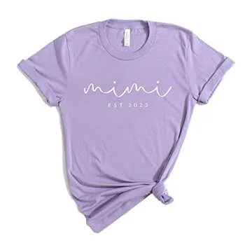 Mimi Grandma Custom Est Year Shirt – Funny Graphic Tee