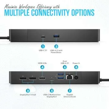 Dell WD19S Docking Station Bundle - Ultimate Connectivity Solution