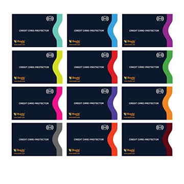 Boxiki Travel RFID Blocking Sleeves - Safe & Organized Set of 12