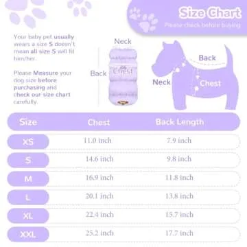 ABRRLO Winter Warm Dog Jacket for Small Medium Dogs Cat Cold Weather Coats with Harness Paded Dog Fleece Vest Waterproof Windproof Dog Snow Jacket Pet Puppy Clothes（Purple,XS）