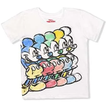 Disney Mickey Mouse Boys 2 Pack Short Sleeve T-Shirt for Infants and Toddlers