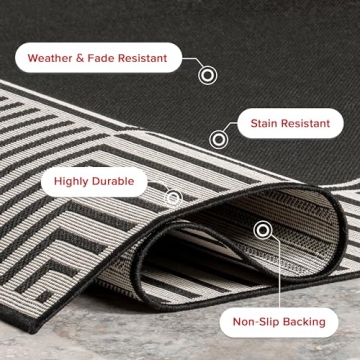 nuLOOM 7x9 Outdoor Rug - Durable, Stylish, All-Purpose