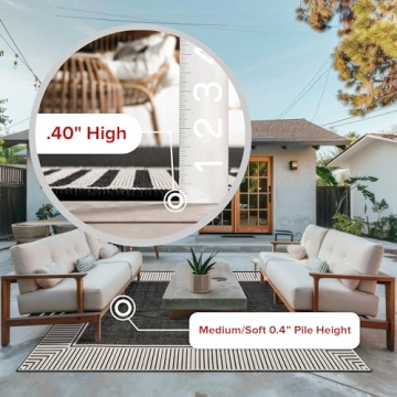 nuLOOM 7x9 Outdoor Rug - Durable, Stylish, All-Purpose