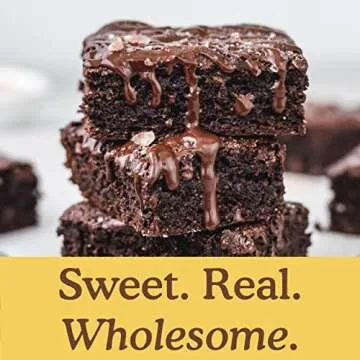 Simple Mills Almond Flour Baking Mix, Chocolate Brownie Mix - Gluten Free, Plant Based, 12.9 Ounce (Pack of 3)