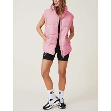 Freyhem Women's Puffer Vest: Stylish Winter Warmth