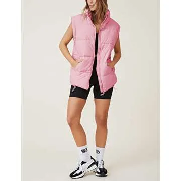 Freyhem Women's Puffer Vest: Stylish Winter Warmth