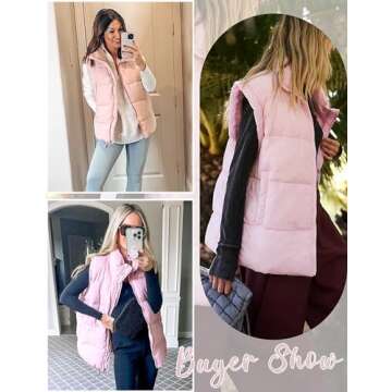 Freyhem Women's Puffer Vest: Stylish Winter Warmth