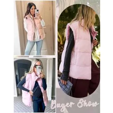 Freyhem Women's Puffer Vest: Stylish Winter Warmth