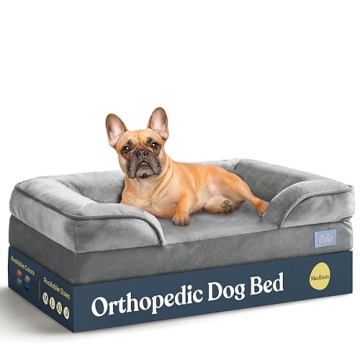 Orthopedic Sofa Dog Bed - Ultra Comfortable Dog Beds for Medium Dogs - Breathable & Waterproof Pet B...