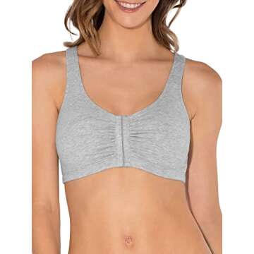 Comfortable Cotton Sports Bra 3-Pack for Women