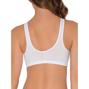 Comfortable Cotton Sports Bra 3-Pack for Women