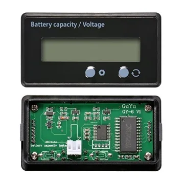 LCD Battery Capacity Monitor for All Battery Types