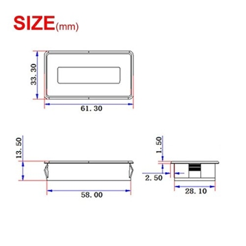 LCD Battery Capacity Monitor for All Battery Types